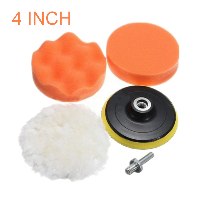 Polish Pad Set Buffer - 4 Stuks 4 ''Auto Polish Buffer