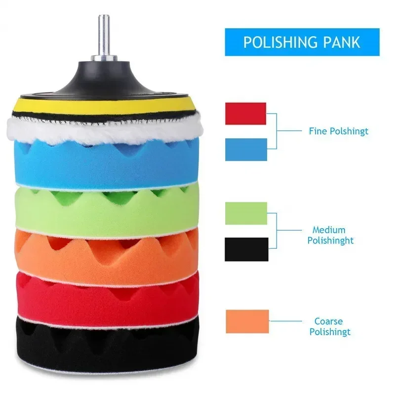 8 Stuks Auto Polijstpads Kit 3 - Polish Pad Set Buffer recensie en prijs