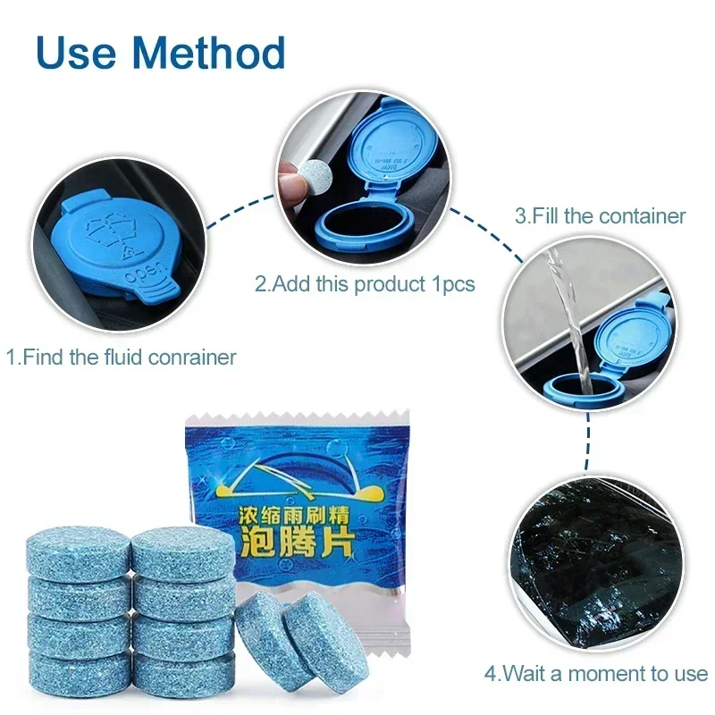 Concentrated Effervescent Car  - Glass Cleaner Streak recensie en prijs